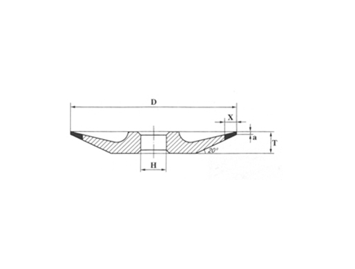 12D1(D3) Diamond grinding wheel